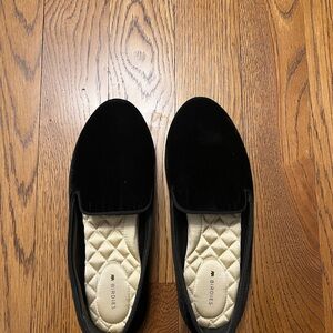 Birdies The Starling Velvet Black Loafers